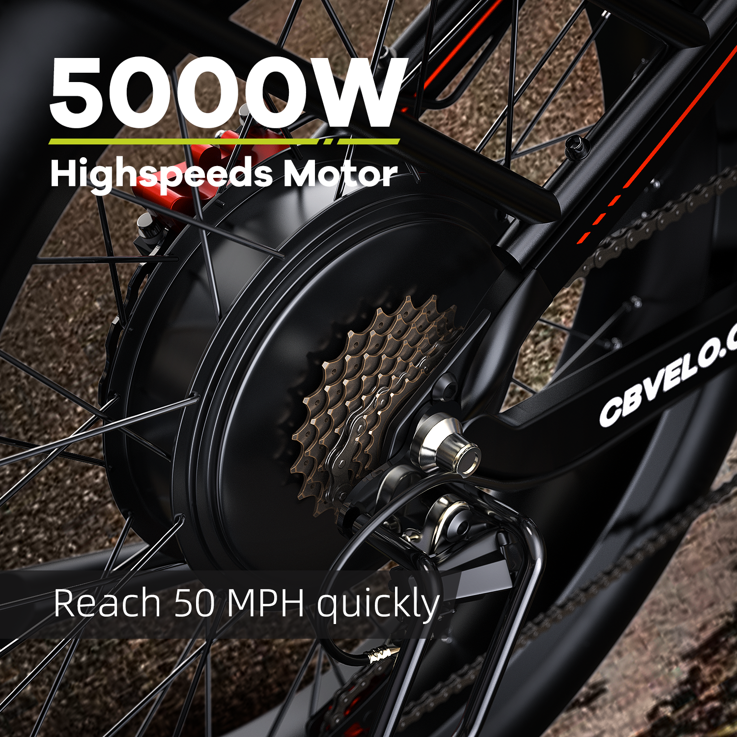 EK9 26" up 120 Miles 50Mph