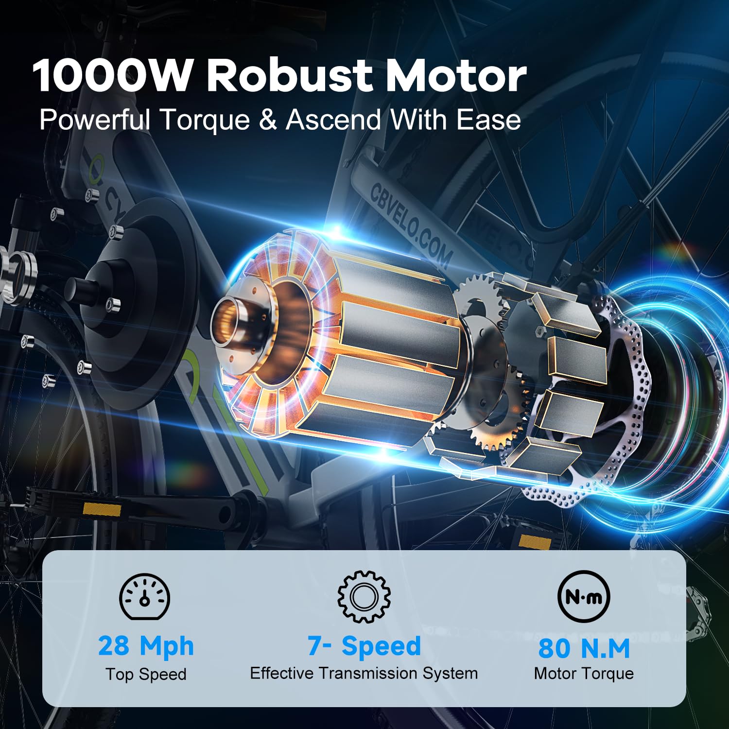 EK2 26" up 80 Miles 28Mph