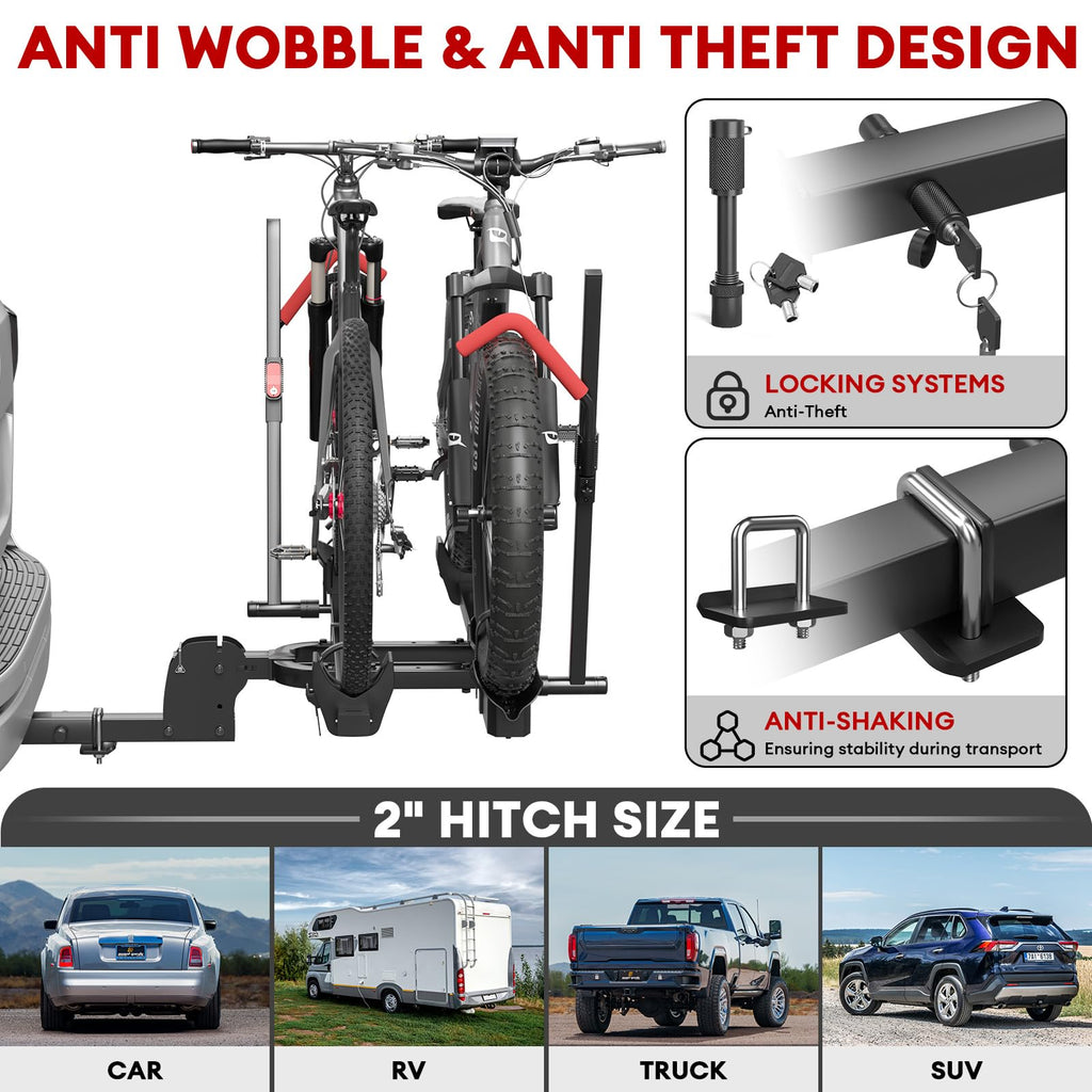 Rack 2 Electric Bikes