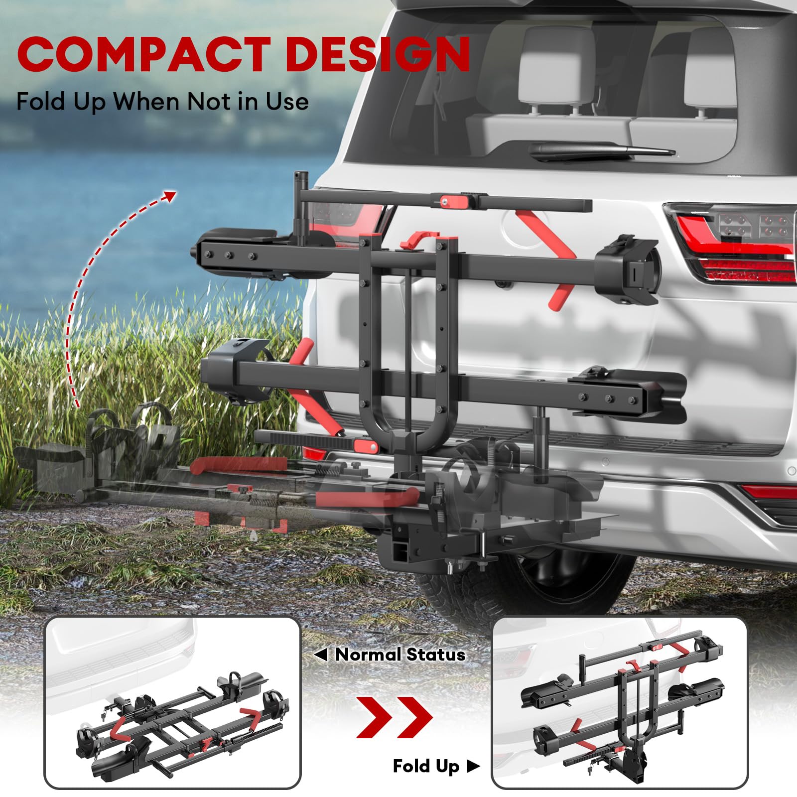 Rack 2 Electric Bikes