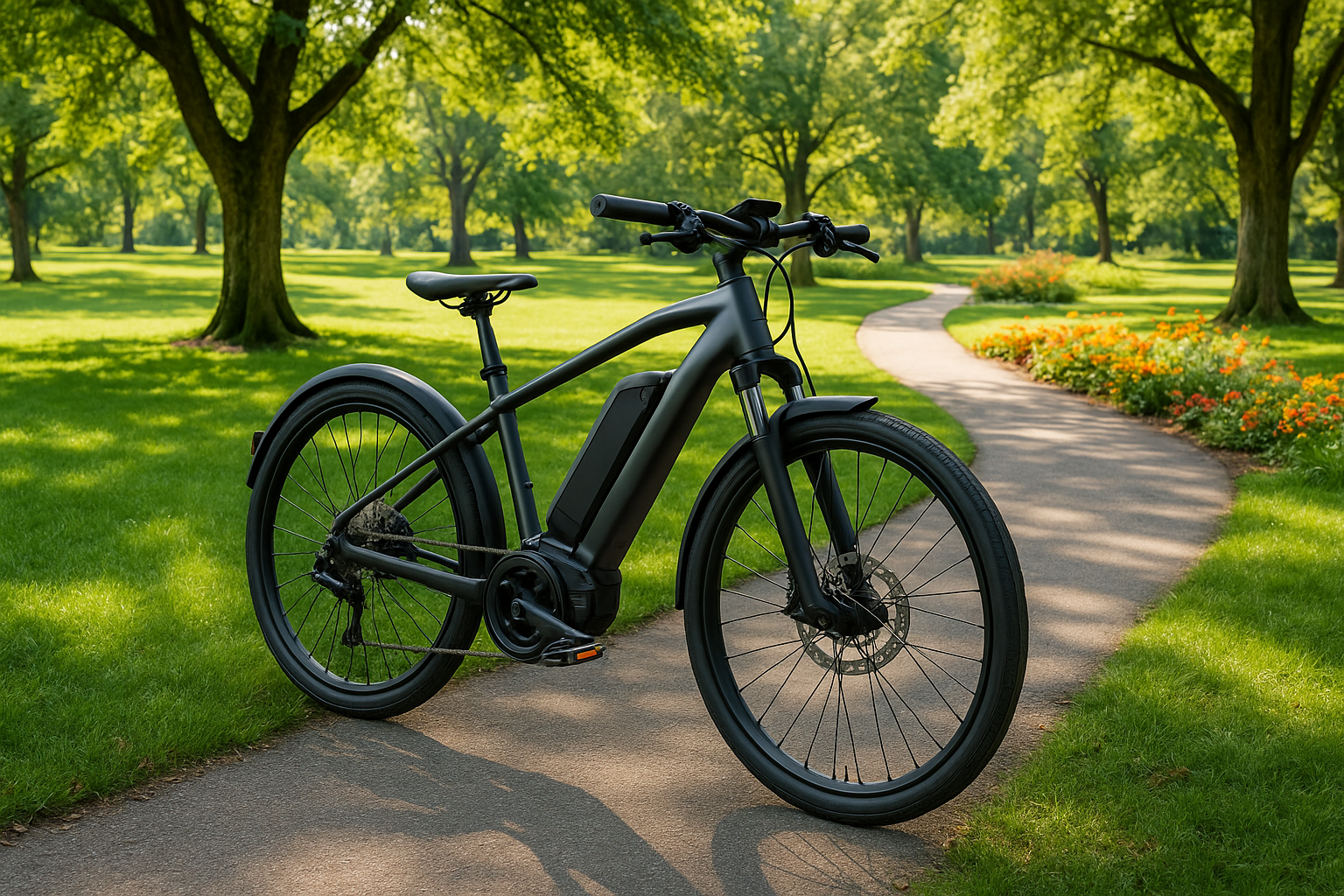 ebike in a parc 